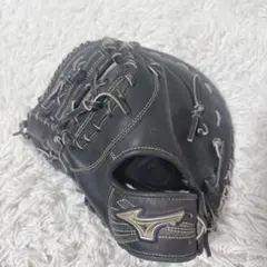 Mizuno Global Elite グローブ　ソフトボール　軟式左利き用　黒のサムネイル