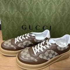 グッチ スニーカー GGキャンバス 柄