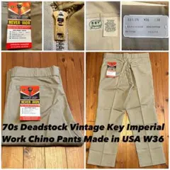 70s USMC チノパン DEADSTOCK アーミーチノ カーキ W32 - メルカリ