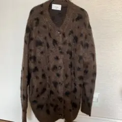 CLANE モヘア混 レオパード柄 カーディガン 1