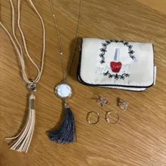 【4/16まで出品】アクセサリー　ネックレス　リング　まとめ売り