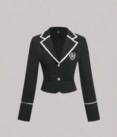 【訳あり】卒服　ガール　ジャケット　ブレザー　黒　ブラック