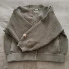 jaVa. グレー編み込みカーディガン Mサイズ