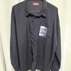 CAPTURE 長袖シャツ ブラック メンズ
