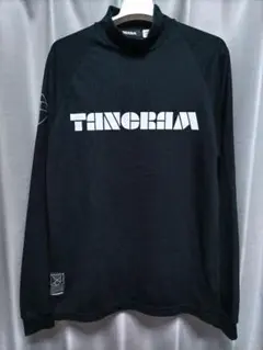 美品　タングラム　モックネック　黒
