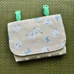 6680. 移動ポケット シマエナガ 女の子 クリップ付