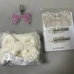 JILLSTUART ★ノベルティ★ポーチ、ヘアアクセサリー、キーホルダーセット