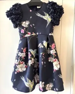 Ted baker ブラック　オリエンタル　ワンピース