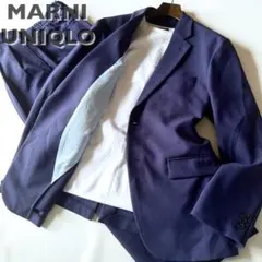 UNIQLO MARNI セットアップ カジュアルスーツ ブルー L マルニ
