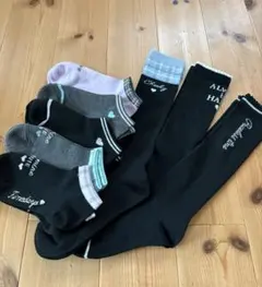 しまむら 女の子靴下 キッズハイソックス.ショート8足まとめ売り　19〜24㌢