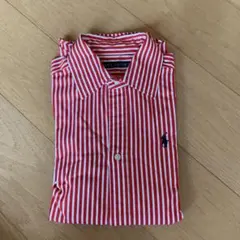 ⭐︎美品⭐︎　ラルフローレンシャツ　赤ストライプ