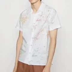 23ss ポールスミス Sea Tales Cuban マーメイド シャツ M