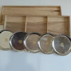 銀座和光 小皿 5枚セット 木箱付き