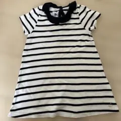 プチバトー 18m/81cm ボーダーチュニック