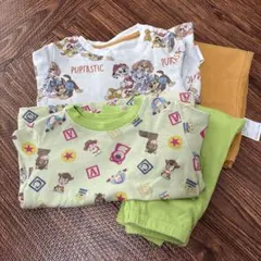 ユニクロ　ベビー　パジャマ　パウパトロール　トイストーリー　80 セット売りのサムネイル