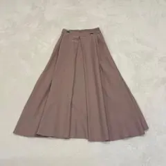 . r.p.s ロング　フレアスカート ロング　ベージュ M相当　膝下　無地
