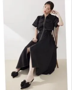 laubeblanc Asymmetric Lace Panel Dress - メルカリ