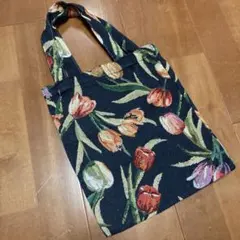 チューリップ　ゴブラン織　ハンドバッグ