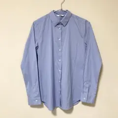 ユニクロ ブルー シャツ