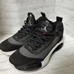 【名作】NIKE エアジョーダン34 LOW ヘリテージ 26cm 黒 バッシュ