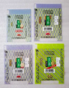 チロルチョコ　包み紙●宇治まっ茶(2007年～2009年)　4枚セットのサムネイル