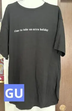 GU ブラック Tシャツ