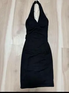 Veautt 黒 ハイネック ナイトドレス Sサイズ