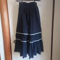 タグ付き　RODEO CROWNS　ロデオクラウンズ　ブラック フレアスカート