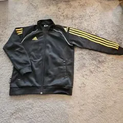 adidas ジャージ 140 黒/黄色