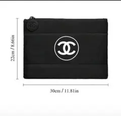 CHANEL PCケースブラックキルティング ホワイト - メルカリ