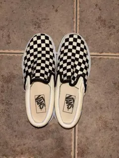 VANS チェッカーパターン スリッポン