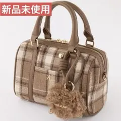 人気完売品！ナイスクラップ　ハートチャーム付きミニボストンバッグ　ハンドバッグ