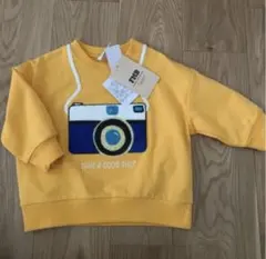 タグ付き新品未使用　FMB カメラデザイン トレーナー 90