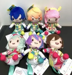 プロセカ　ふわぷちミニぬいぐるみ　ワンダーランズ×ショウタイム　6種セット