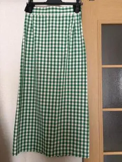 【ROUGE VIF】 チェック柄タイトスカート