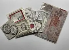 1点のみ【おすそ分け】作家様　コラージュ素材　200枚