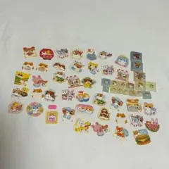 当時物　ハムちゃん　ハムスター　シール　平成レトロ　フレークシール　タイルシール