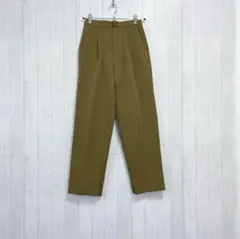 【アメリカンホリック】 テーパードパンツ スリット ポケット 無地 薄手柔らか