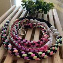 ☆キラキ☆スマホショルダー ハンドメイド　パラコード