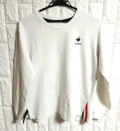 ルコックスポルティフ　リラックスロングスリーブシャツ　長袖　ホワイト　M　64