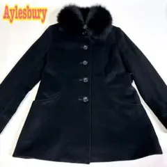 【美品】Aylesbury ファー付き アンゴラ ウール Aライン コートのサムネイル
