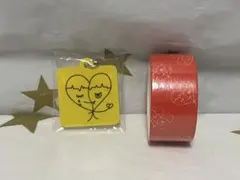 ゆず★心音★ゆずガチャ★めじるしアクセサリーとマスキングテープのセット