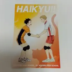 ハイキュー!! ポストカード アニメイト特典 西谷夕 夜久衛輔