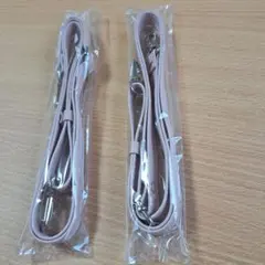 スマホショルダーストラップ ピンク 2本セット