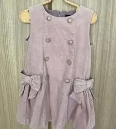 べべ　ジャンパースカート ピンク　100