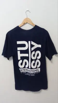 Stussy ネイビー Tシャツ M