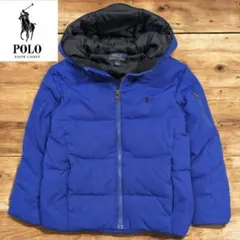 ✨極美品✨ POLO ポロラルフローレン 青ダウン キッズ