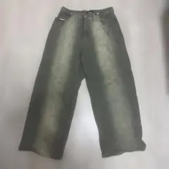 XLARGE ワイドパンツ グリーン 32