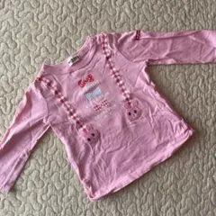 ホットビスケッツ　長袖Tシャツ　ロンT 90cm