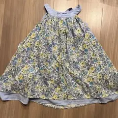 花柄ノースリーブワンピース